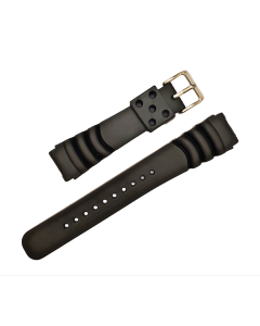 25mm Back Wave Style TPU Silicone Watch Band