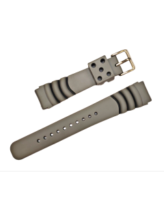 20X23mm Grey Wave Style TPU Silicone Watch Band