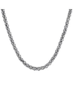22" Basket Figaro Stainless Steel Chain