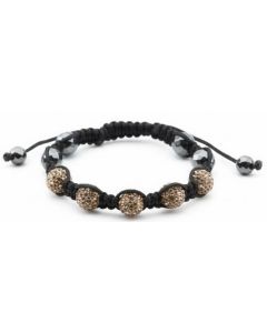 Champagne Crystal Bead Bracelet