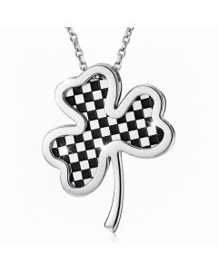 Stainless Steel Masonic Clover Leaf Pendant