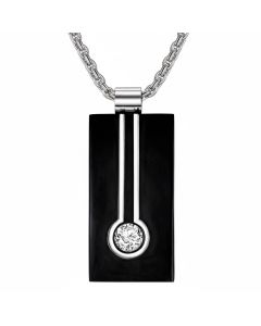Stainless Steel Modern Grandfather Clock Pendant