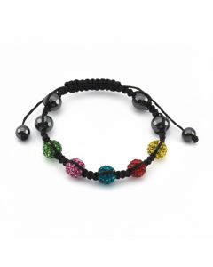 Kid's Rainbow Crystal Bead Bracelet
