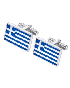 Greece flag cuff links
