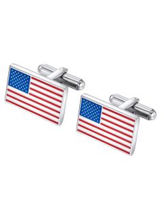 American flag cuff links