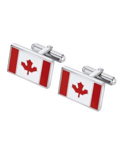 Canadian flag cuff links