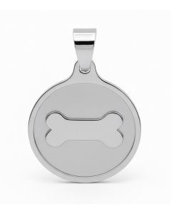 Stainless Steel Dog Bone Pendant