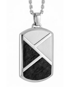 Stainless Steel Lava Stone Pendant