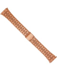 Rose Metal 16-22mm Train Track Style Buckle Watch Strap