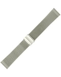 Stainless Steel Mesh 22mm Buckle Watch Strap
