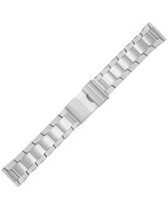 Stainless Steel 22mm Flat Box Long Buckle Watch Strap