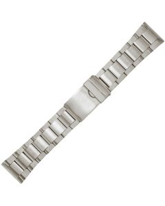 Stainless Steel 24mm Flat Box Style Buckle Watch Strap