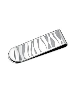 Zebra stripe money clip