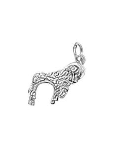 Silver 3D Lamb Charm