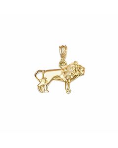 10K Yellow Gold Lion Pendant