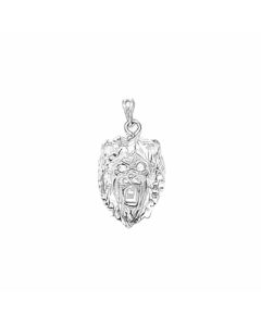 Silver Big Lion Pendant