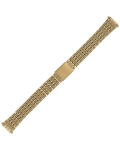 Yellow Metal 10-14mm Wire Style Buckle Watch Strap