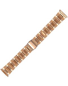 Rose Metal 16-22mm Heavy Duty Layered Brick Style Buckle Watch Strap