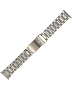 Stainless Steel 16-22mm Brick Style Buckle Watch Strap