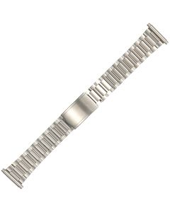 Stainless Steel 18-22mm Can Style Buckle Watch Strap