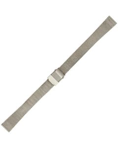 Stainless Steel 16mm Mesh Buckle Watch Strap