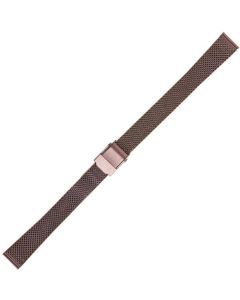 Purple Metal 12mm Mesh Buckle Watch Strap