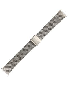 Stainless Steel 18mm Mesh Buckle Watch Strap