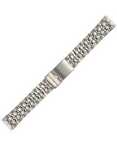 Stainless Steel 18mm Long Tire Style Buckle Watch Strap