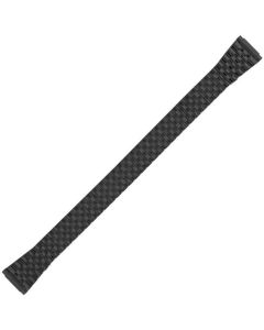 Black Metal Sparkly Style Expansion Watch Strap 10-14mm 