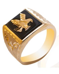 10K Yellow Eagle Ring MJ10311