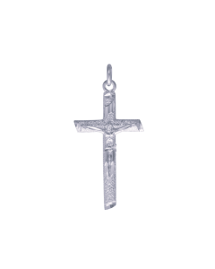 Silver Crucifix Charm