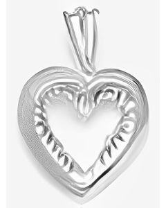 Silver Basic Heart Pendant