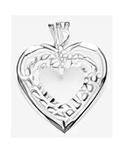 Silver Triple Heart Pendant