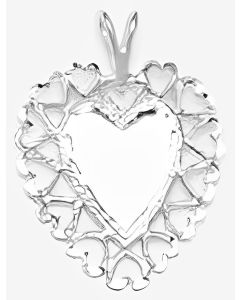 Silver Super Fancy Hearts on Hearts Pendant