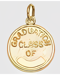 10K Yellow Gold "Graduation Class of" Pendant