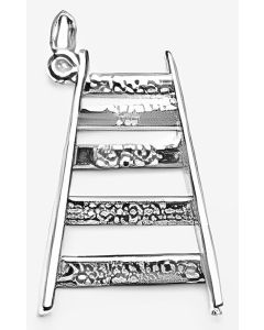Silver 3D Ladder Pendant