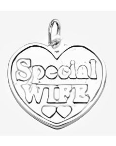 Silver Simple "Special Wife" Charm