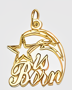 10K Yellow Gold A Star is Born Charm