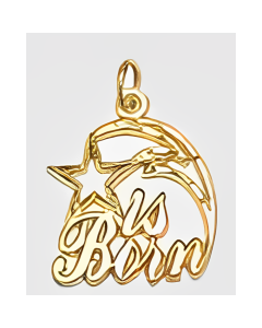 10K Yellow Gold A Star is Born Charm