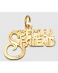10K Yellow Gold "Special Friend" Charm