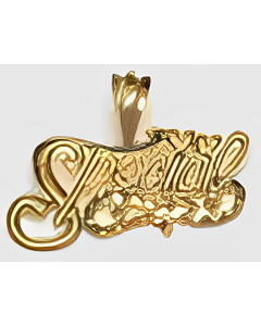 10K Yellow Gold "Special" Charm
