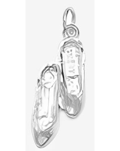 Silver Ballet Shoes Charm