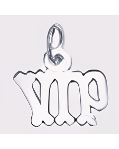 Silver V.I.P Charm