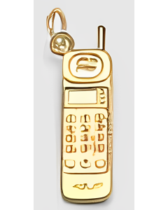 10K Yellow Gold Cellphone Charm