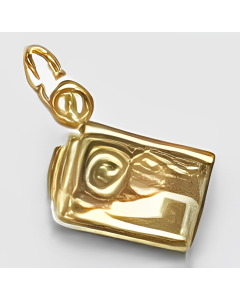 10K Yellow Gold Pager Charm