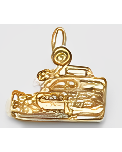 10K Yellow Gold 3D Camcorder Charm