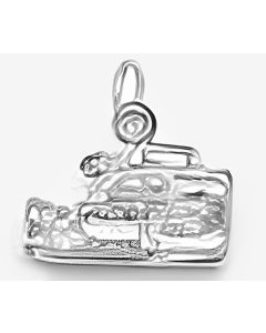 Silver 3D Camcorder Charm