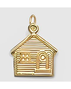 10K Yellow Gold House Charm