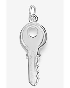 Silver Mini Basic Key Charm