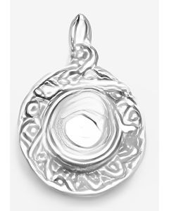 Silver 3D Coffee Cup & Saucer Charm
